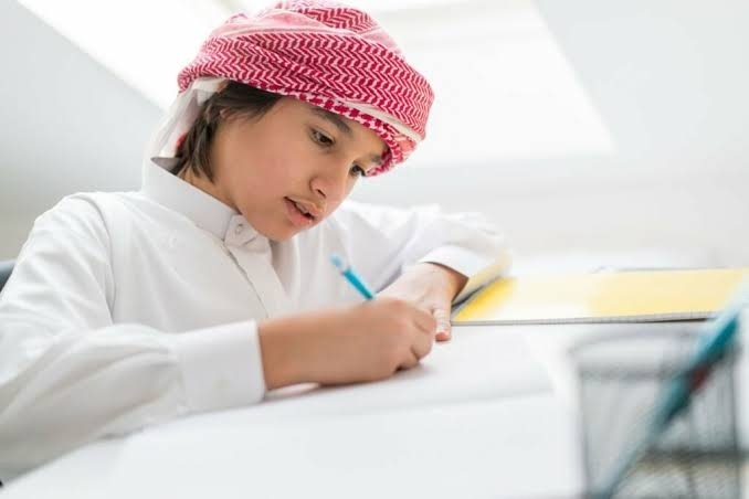 Children learning Arabic online